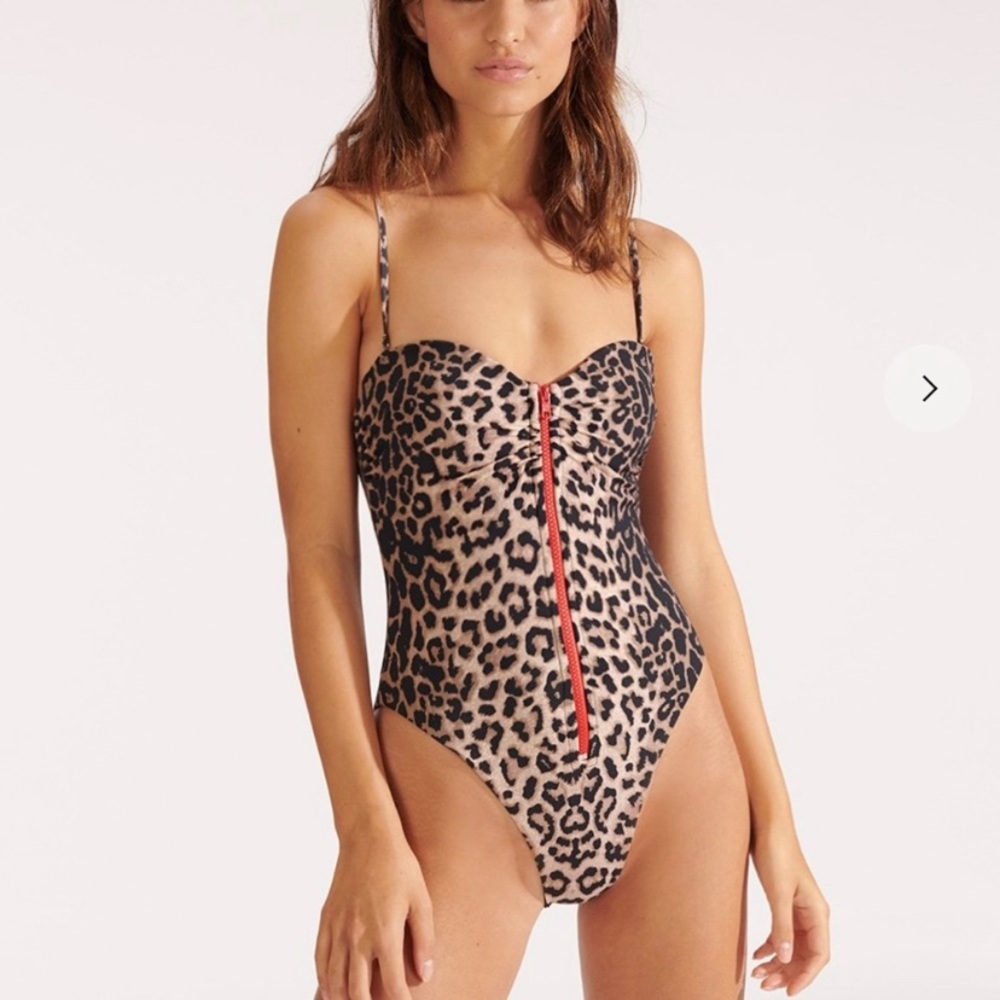 Mari Zip-Up Swimsuit